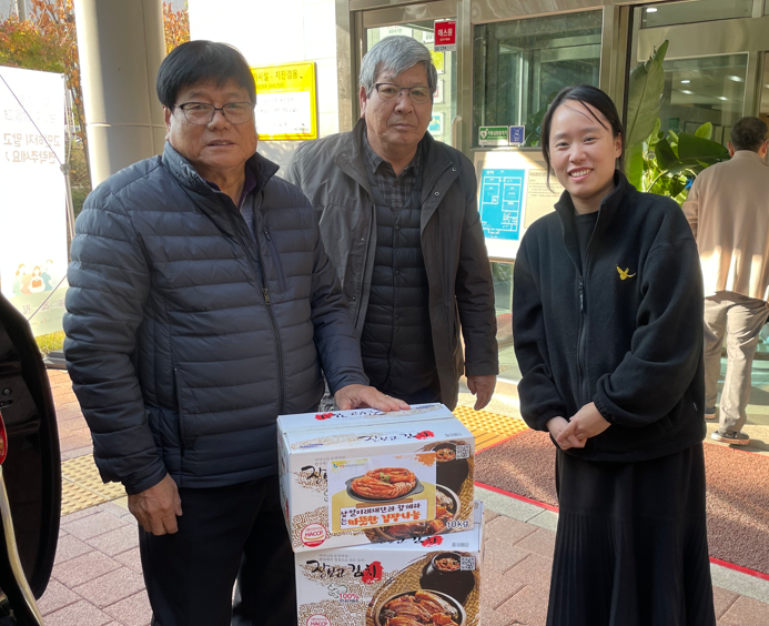 마포구 장애인단체 김장김치 전달