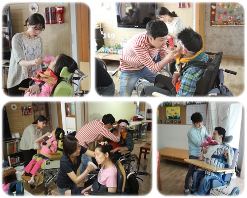 주간보호센터 (주)이랜드리테일 임직원 자원봉사 활동